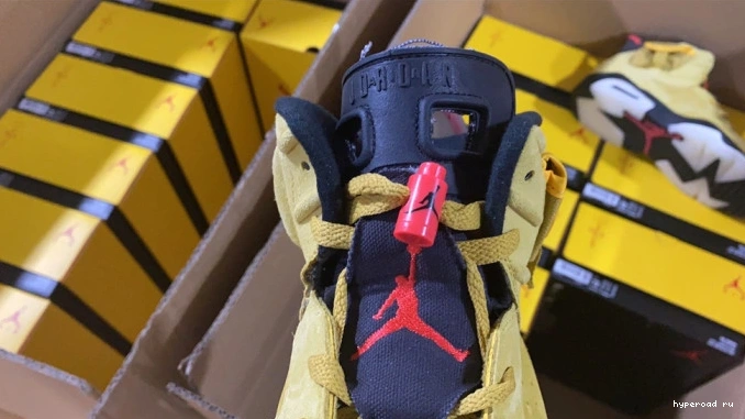 SCOTT TRAVIS AIR CN1084-300 X YELLOW 6 JORDAN 0728